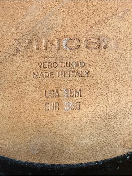 Vince Delmar Slip-On Snake Skin Print Leather Loafers Dress Shoes Size 9.5 - Picture 7 of 13